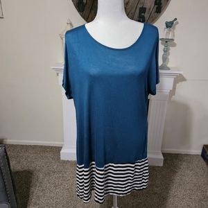 Teal tunic